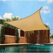 Extérieur imperméable Sun Shade Sail HDPE et Oxford